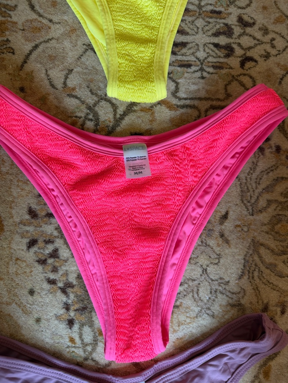 l*space Neon Pink Bikini Bottom
